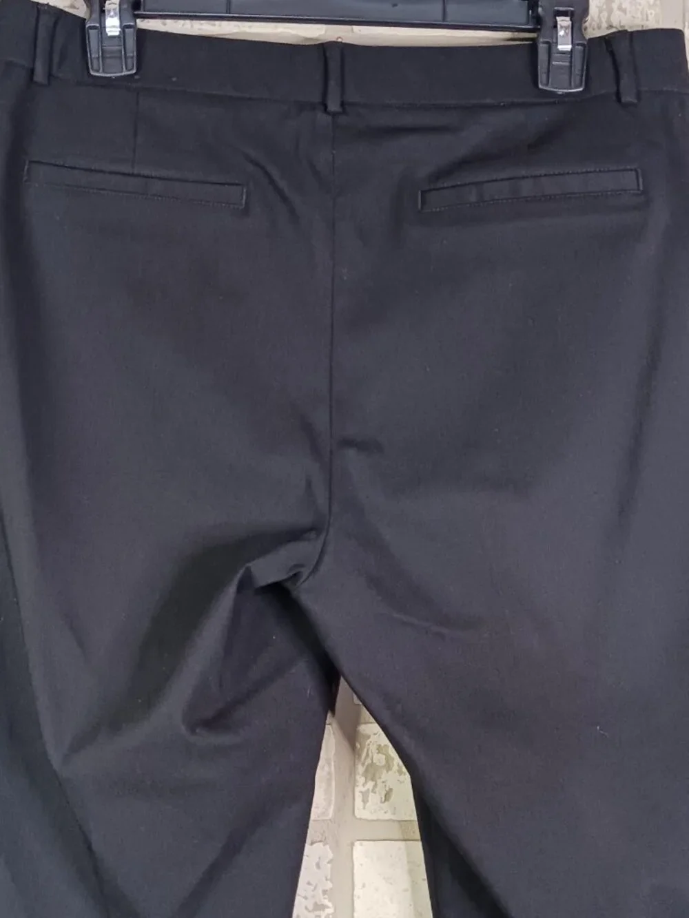 Rafaella Comfort Womens Size 12 Capris Black Pleated Dress Cropped Pants